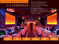 internet web agence - La micro brasserie La Fabrique